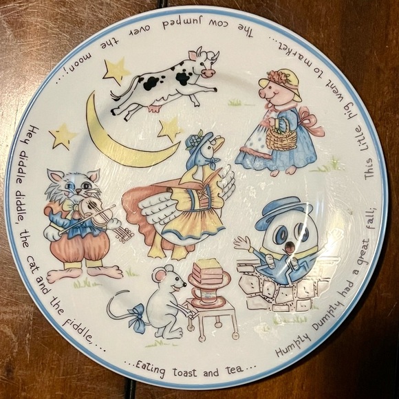 Vintage Muirfield Nursery Rhymes Plate – Fine Japanese Porcelain - Picture 1 of 9